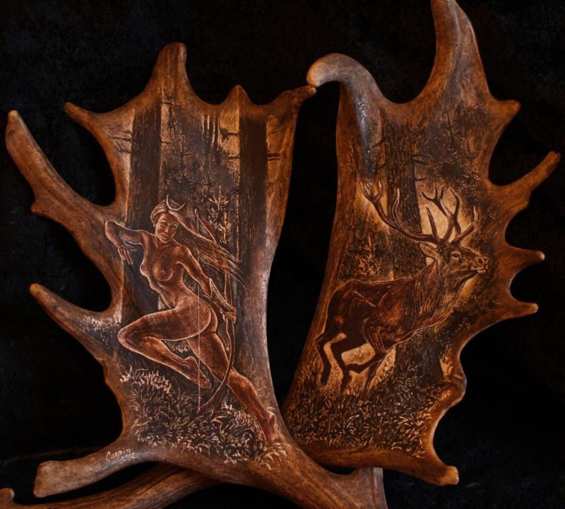 rytiny-568 Diptych, Diana