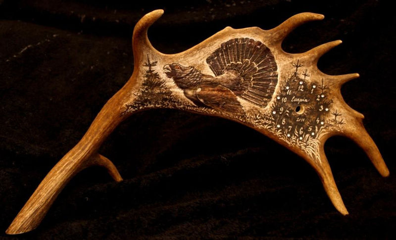 rytiny-404 Hodiny s motivem teřeva